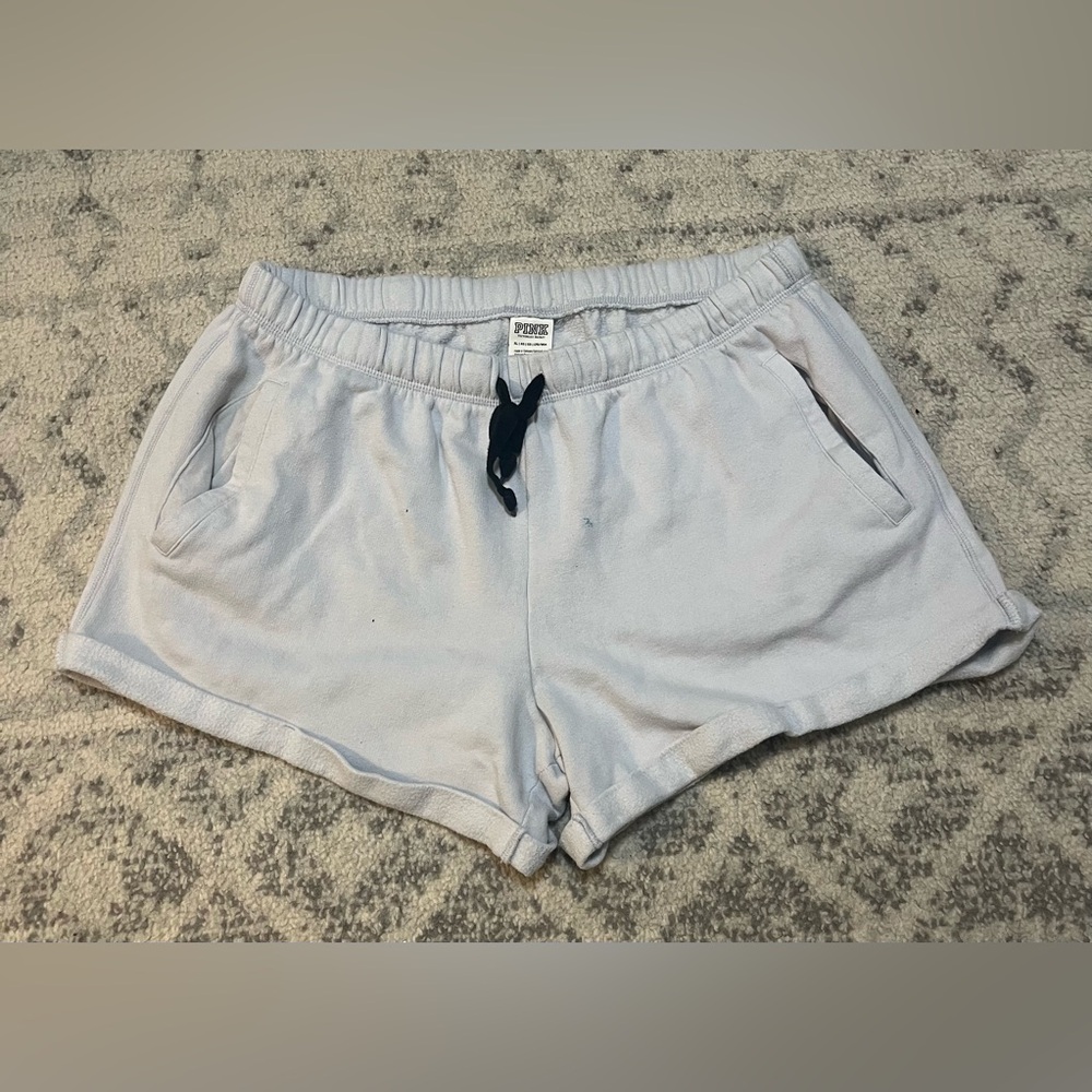 PINK Victoria's Secret Light Blue Athletic Shorts